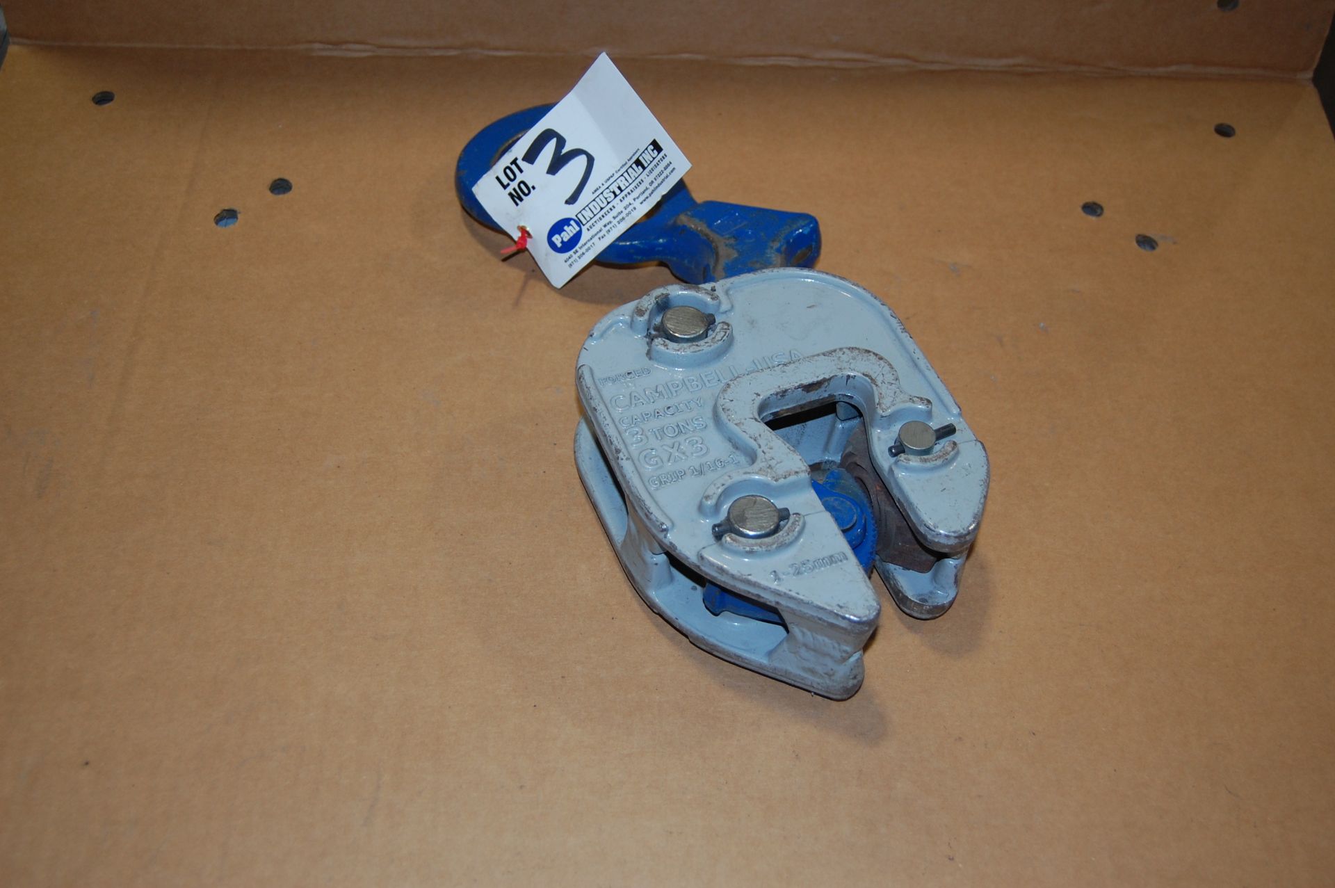 Campbell 3 ton Plate Clamp GX3