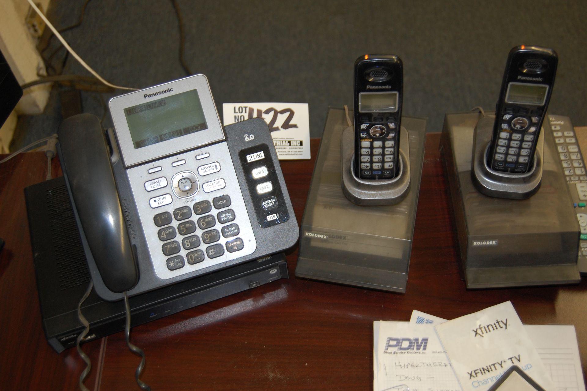 Panasonic 2-Line Phone System with 3 Units