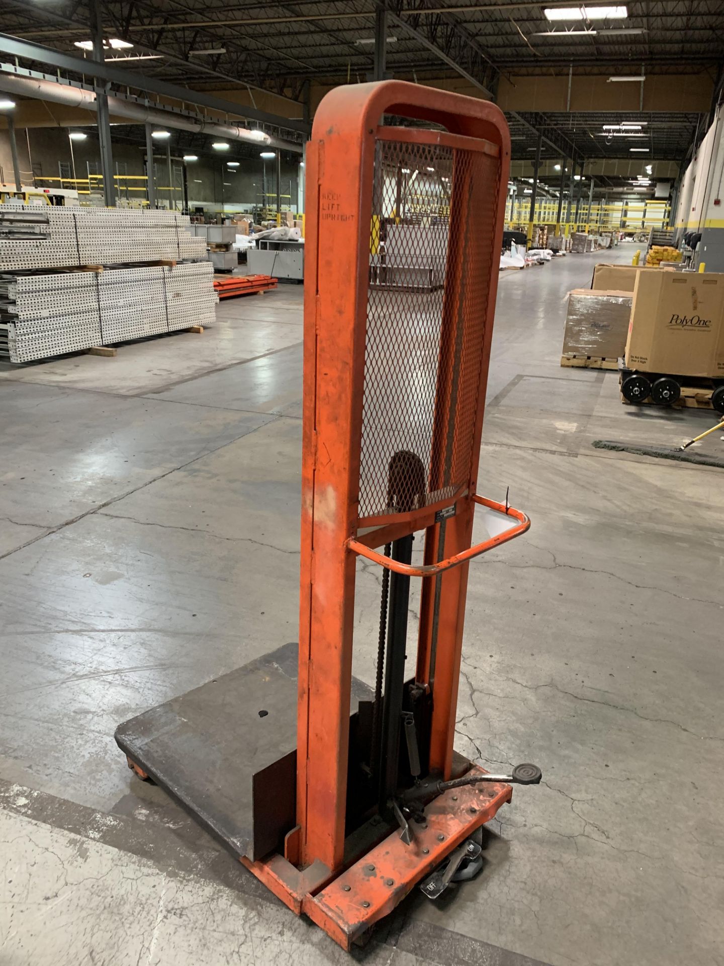 Presto N-366 1000 lb. Hydraulic Lift Truck - Image 2 of 3