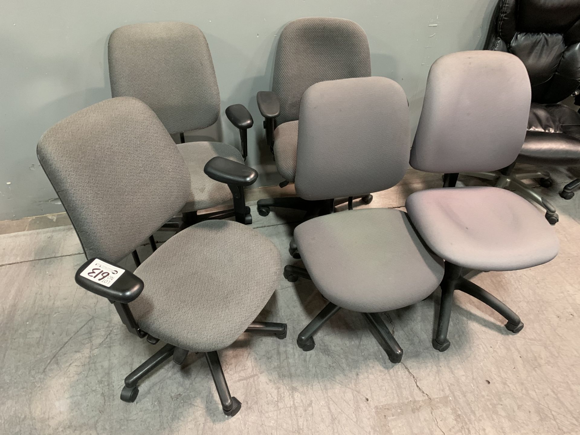 (5) Adjustable Office Chairs