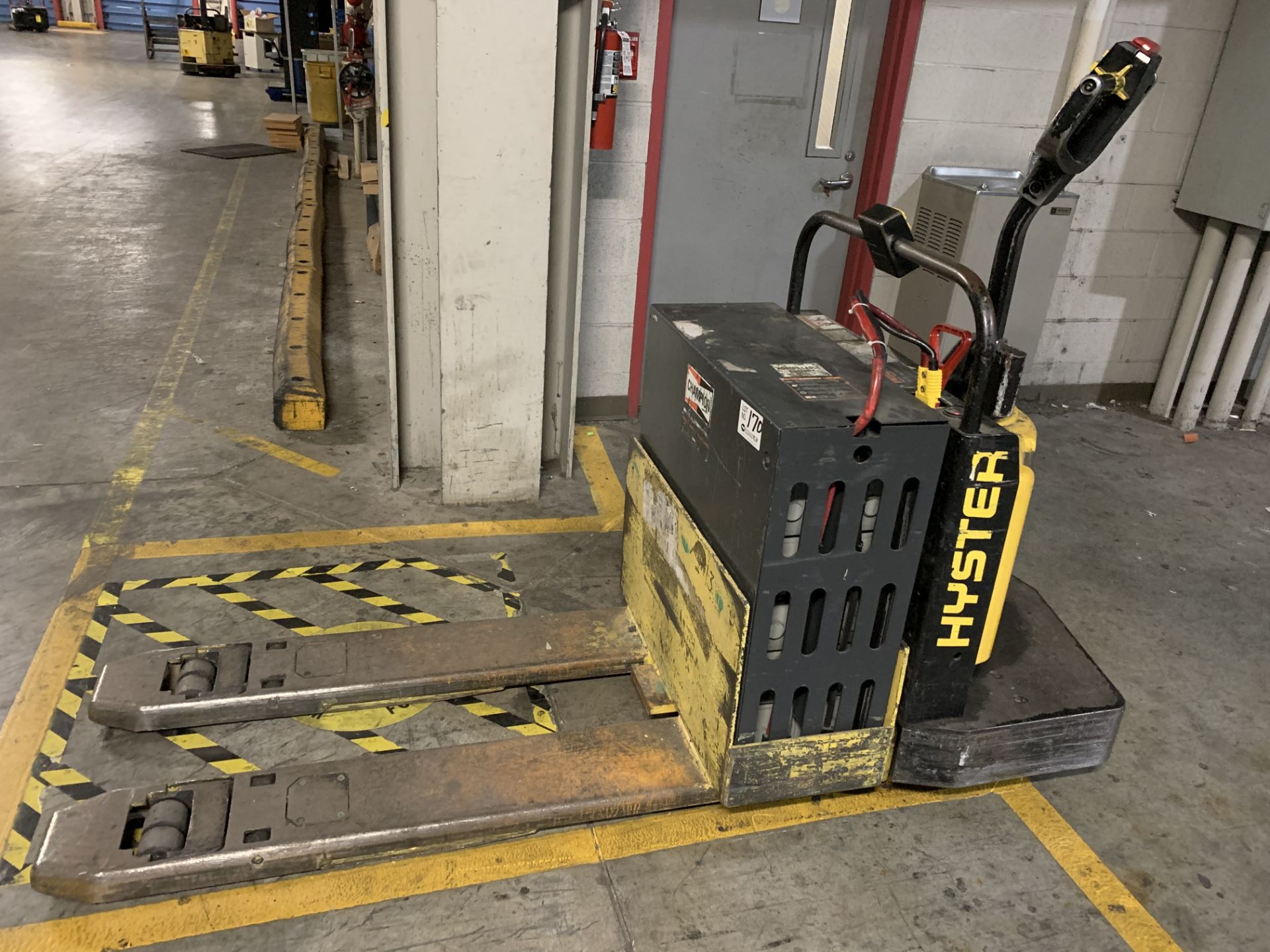 Hyster model B60XL 24 volt Electric Pallet Truck 6000 lb. capacity -hours: 5175