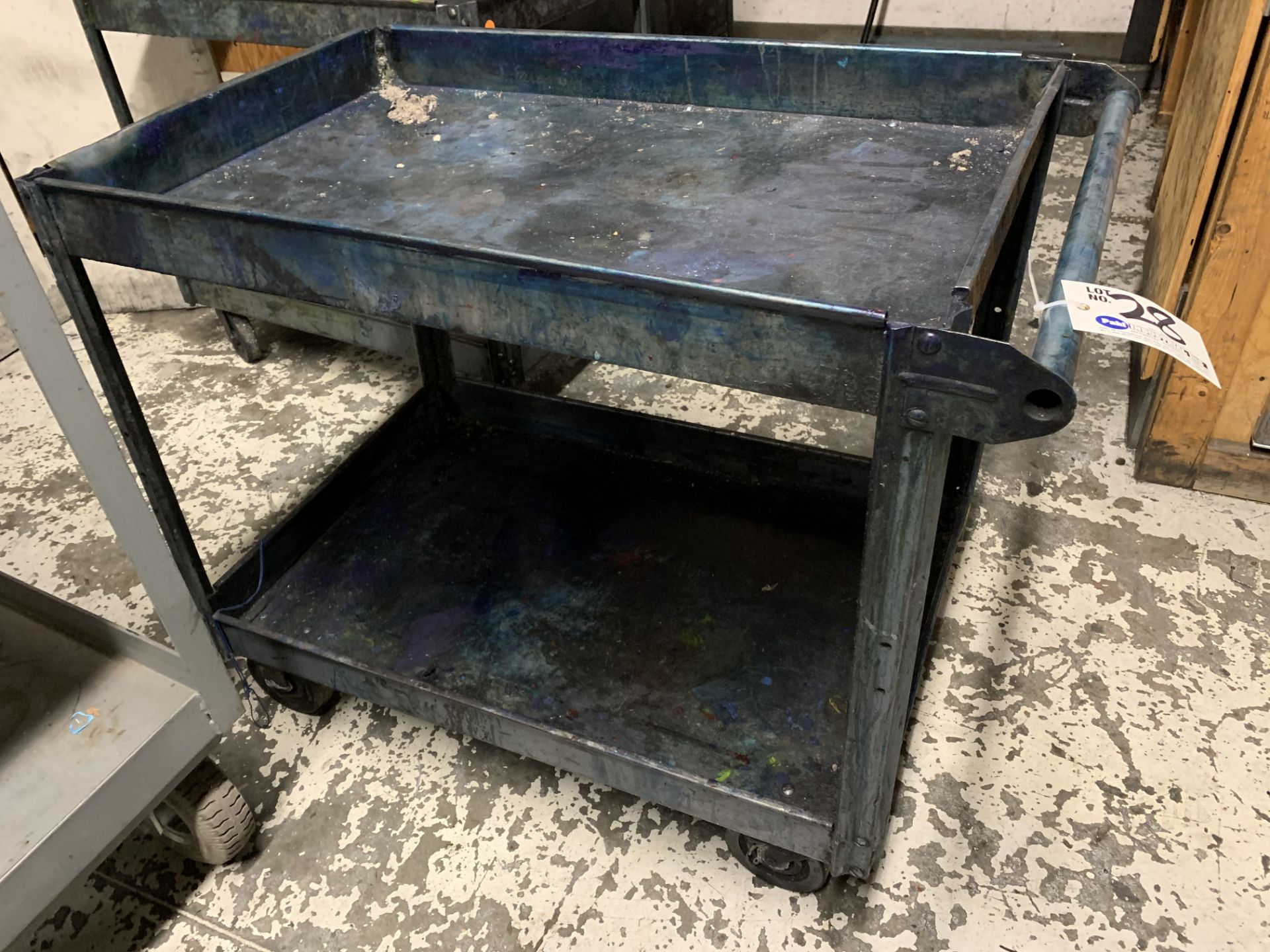 2' X 3' Steel Shop Cart