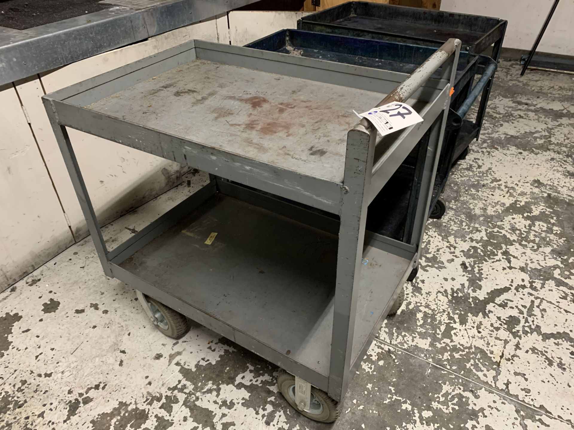 2' X 3' Steel Shop Cart