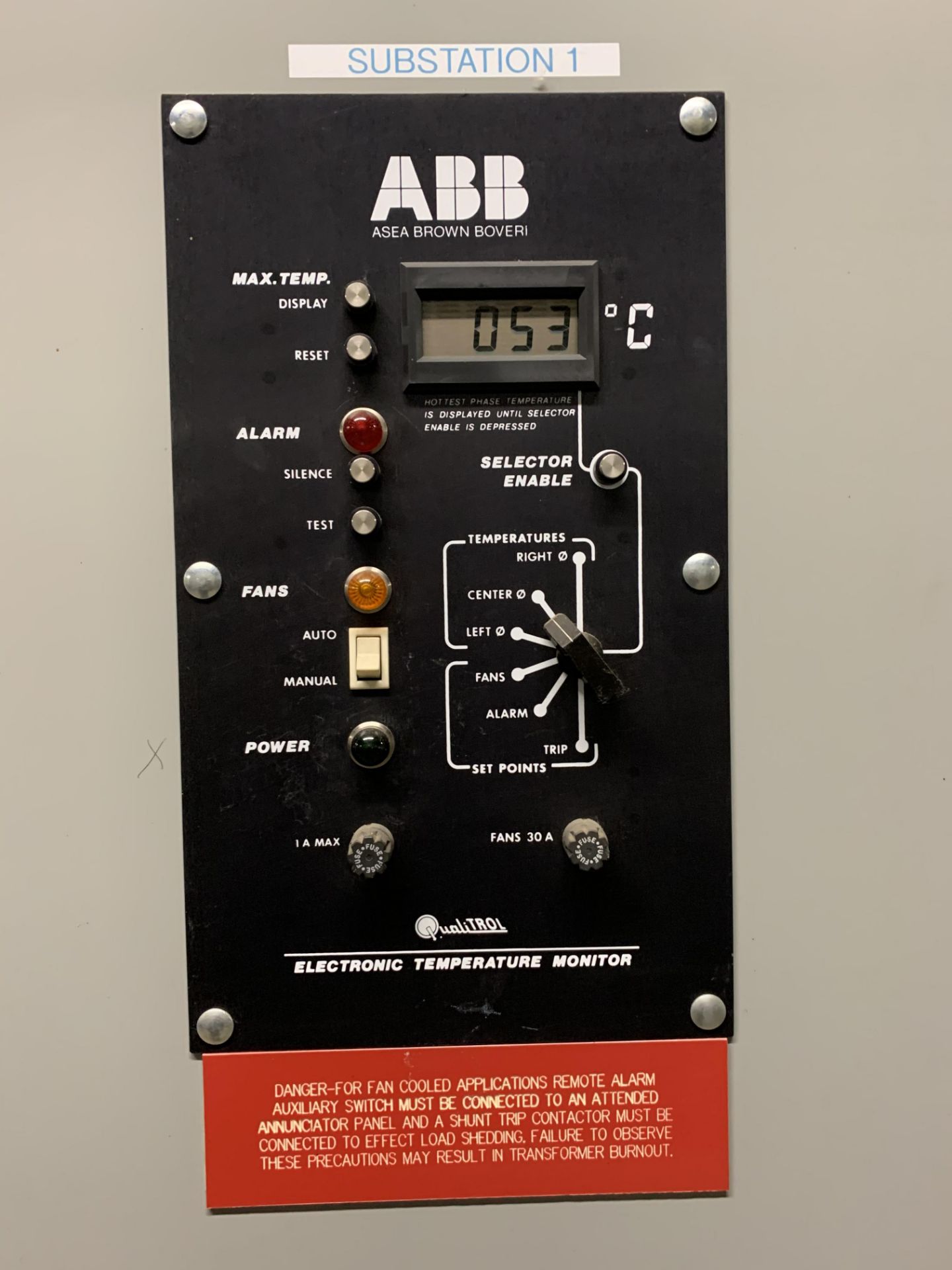 ABB ASEA Brown Boveri Drive Type Transformer 2500 kva 12470 hv 480HV/277LV - Image 3 of 3