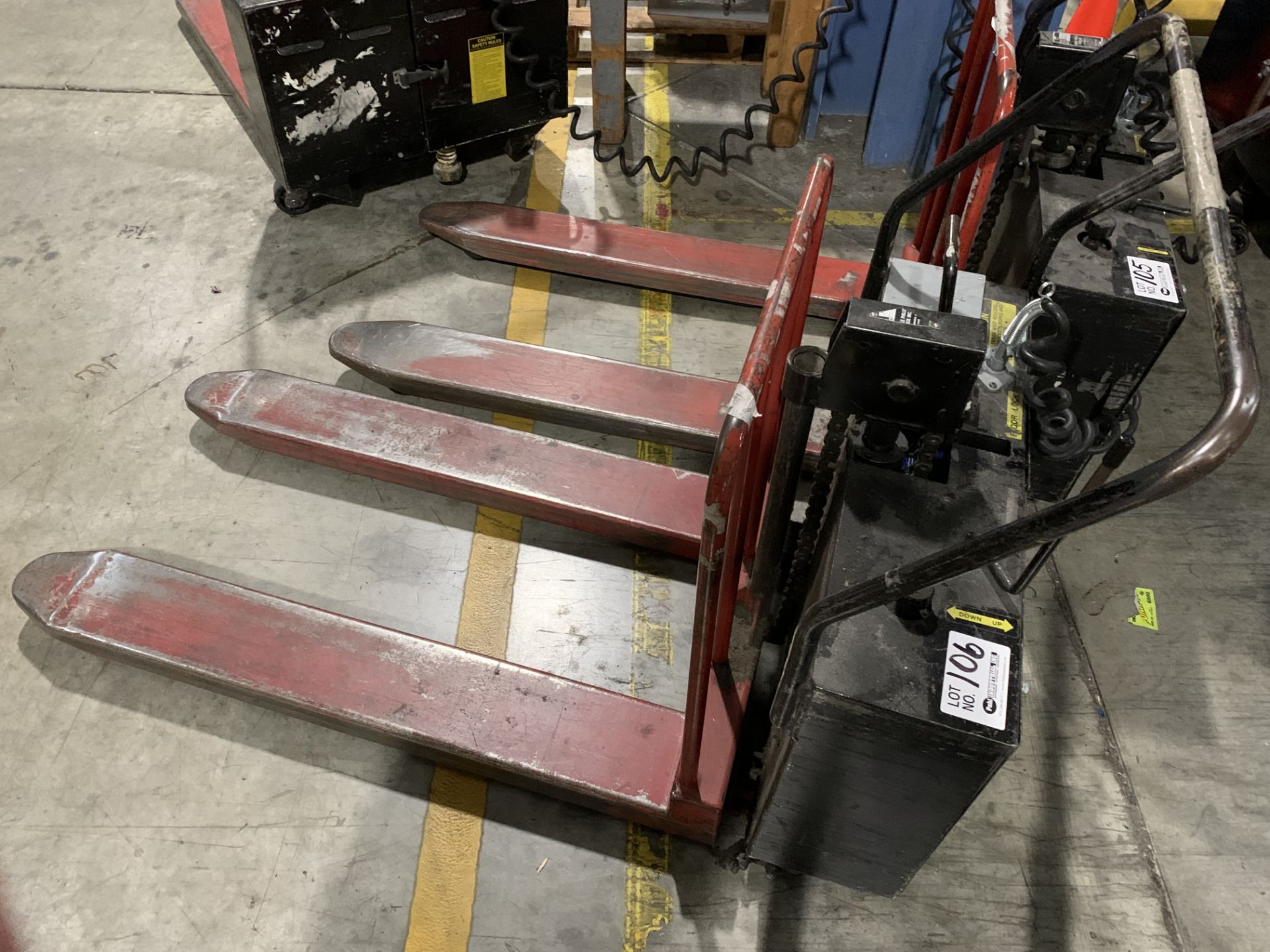 Mobile Pallet Truck Inc model BP525 2500 lb. Electric Pallet Jack