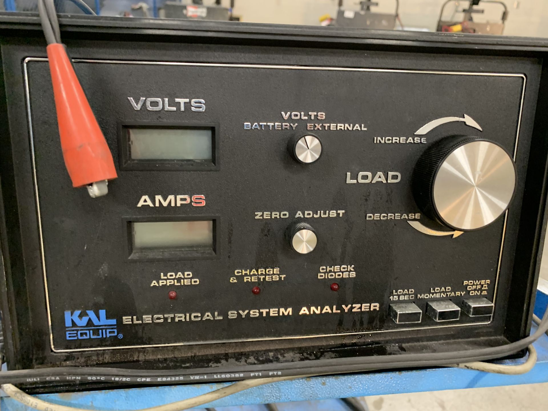 KAL Equip Electrical System Analyzer Battery Load Tester - Image 2 of 2