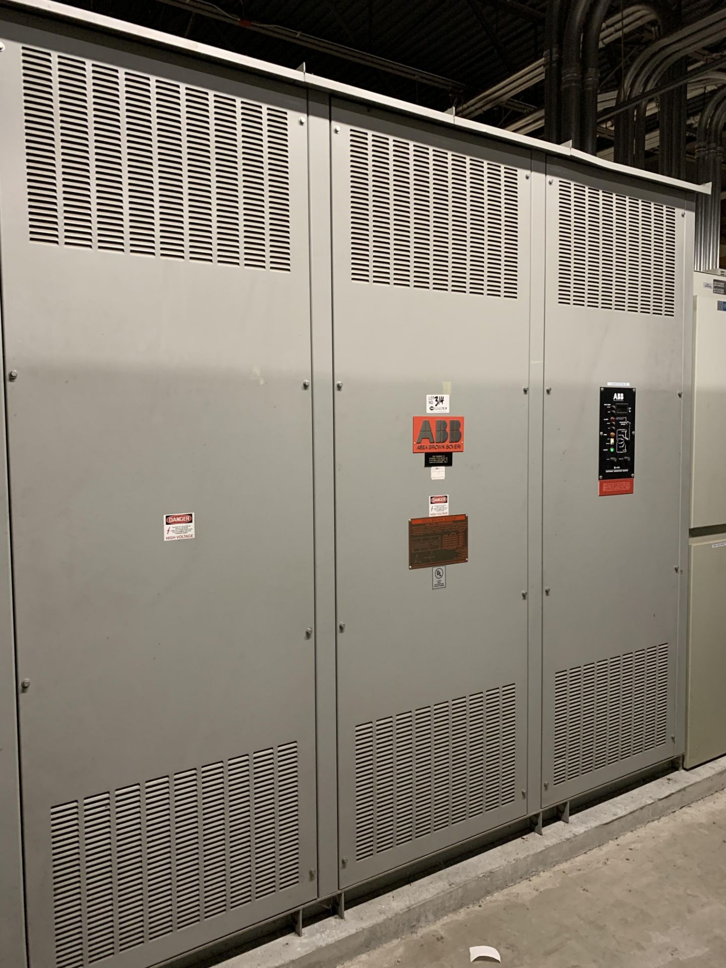 ABB ASEA Brown Boveri Drive Type Transformer 2500 kva 12470 hv 480HV/277LV