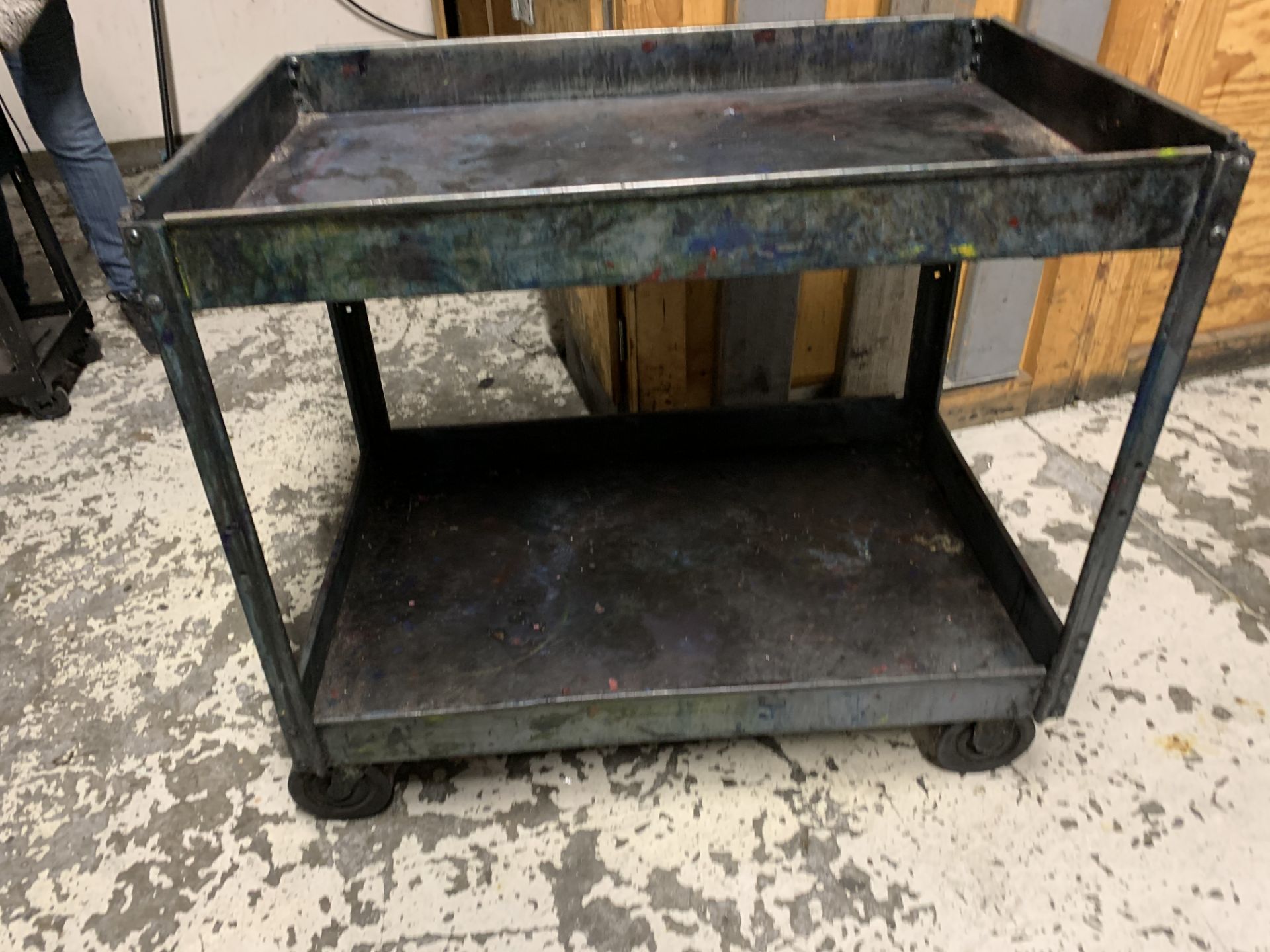 2' X 3' Steel Shop Cart