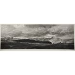 Frank Short (1857-1945) British. An Extensive Landscape, Mezzotint, Signed in Pencil, Unframed, 4.