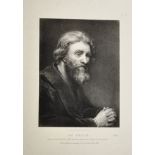 After John Jackson (1778-1831) British. "An Exile", Engraving drawn by Richard J Lane, Proof,