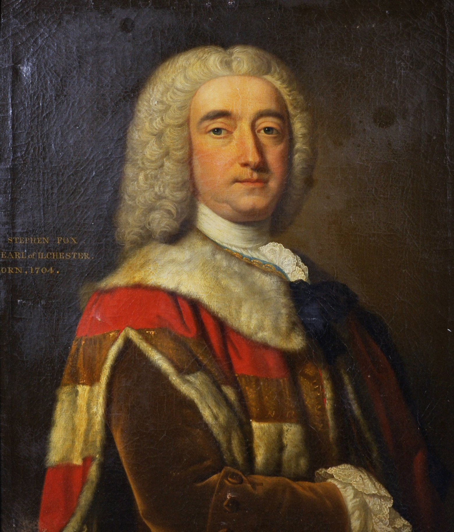 Attributed to Allan Ramsay (1713-1784) British. A Portrait of "Stephen Fox, Earl of Ilchester" (