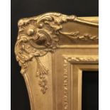 20th Century English School. A Gilt Composition Frame, with Swept Centres and Corners, 14.25" x