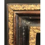 18th Century Italian School. A Darkwood Frame, with Good Carved Giltwood inner and outer edges, 8.