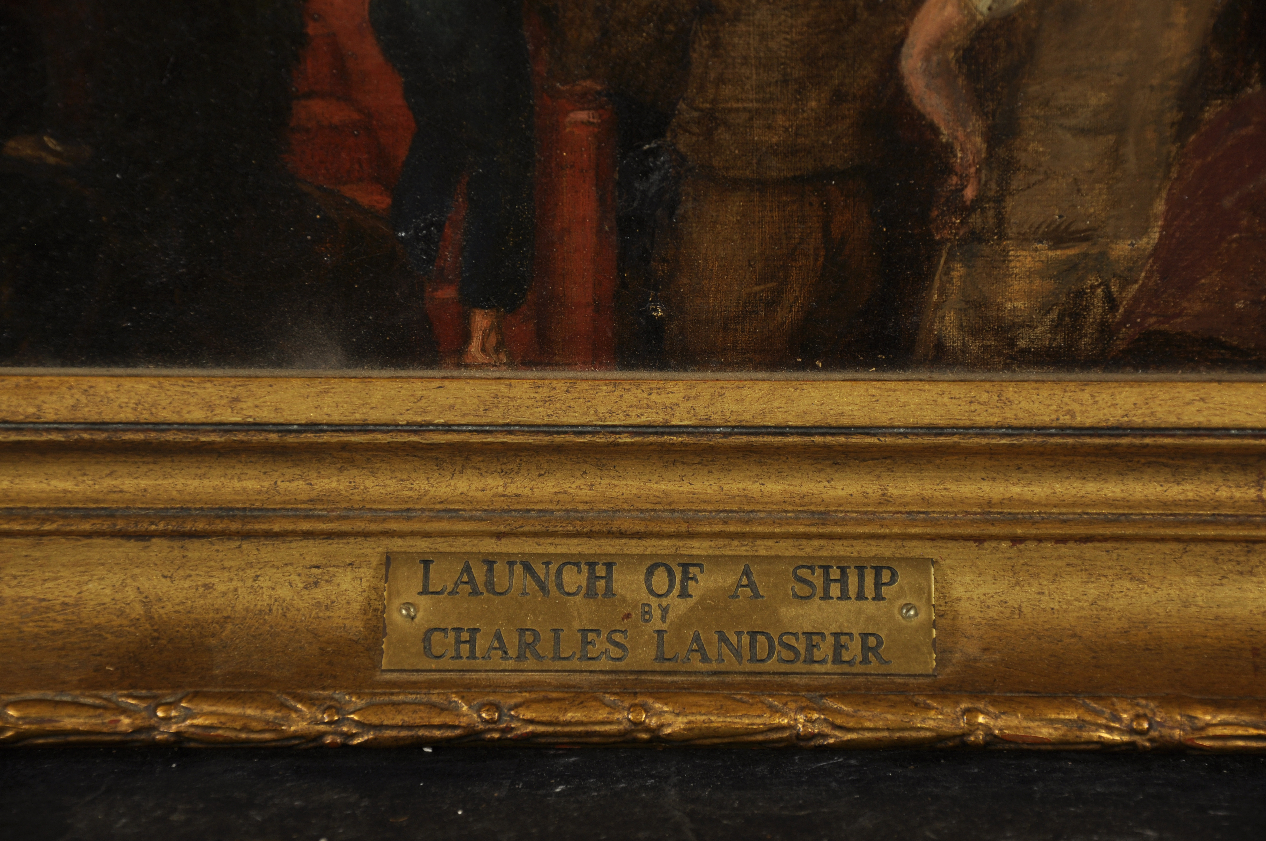 Charles Landseer (1799-1879) British. "Launch of a Ship", 'Queen Victoria and Prince Albert - Image 5 of 7