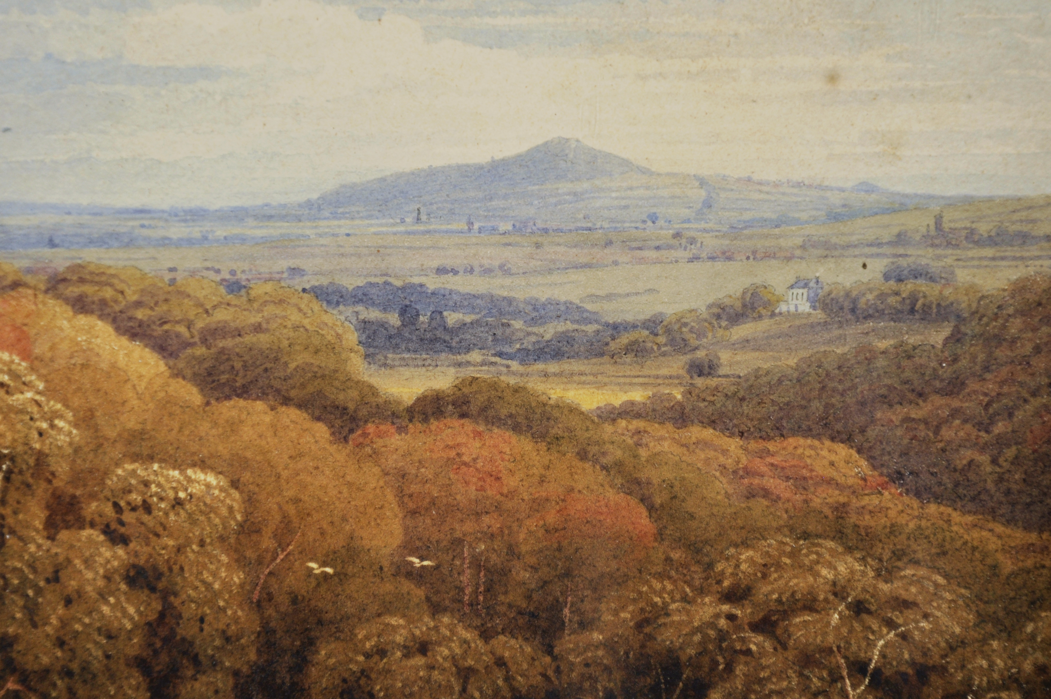 George Fennel Robson (1788-1833) British. "The Wrekin and Ercall Hill", an Extensive Landscape, - Image 3 of 6