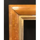 19th Century English School. A Bird's Eye Maple Frame, with a gilt slip, 10.5" x 8" (26.7 x 20.