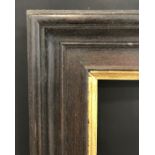 Early 20th Century English School. A Darkwood Frame, with a Gilt Inner Edge, 50" x 40" (127 x 101.