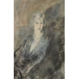 Arthur Ambrose McEvoy (1878-1927) British. A Portrait of 'Katherine Duer Mackay', Seated in an