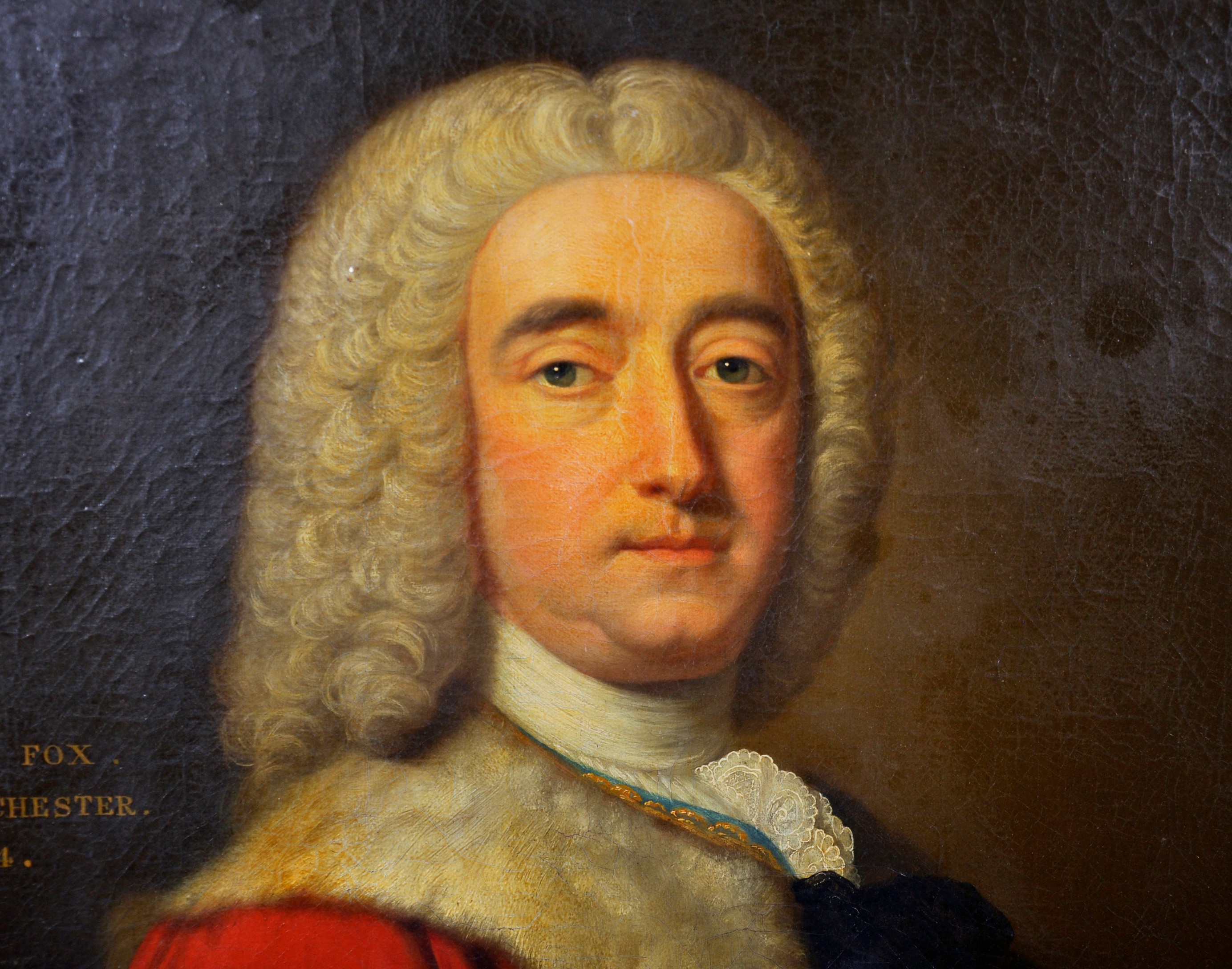 Attributed to Allan Ramsay (1713-1784) British. A Portrait of "Stephen Fox, Earl of Ilchester" ( - Image 3 of 5