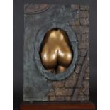 Ludovico de Luigi (1933- ) Italian. "Casanova's Window" Metal, Signed and Numbered 33/99, 17" x 11.