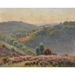 Gaston Anglade (1854-1929) French. Paysage en Correze Toile, Oil on Canvas, Signed and Dated 1927,