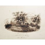 Early 19th Century English School. "Perrins ? Lagard Estate, Vere, Jamaica", Ink, Inscribed '