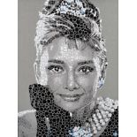 Paul Normansell (1978- ) British. "Aubrey Hepburn, the Fair Lady", Limited Edition Print on