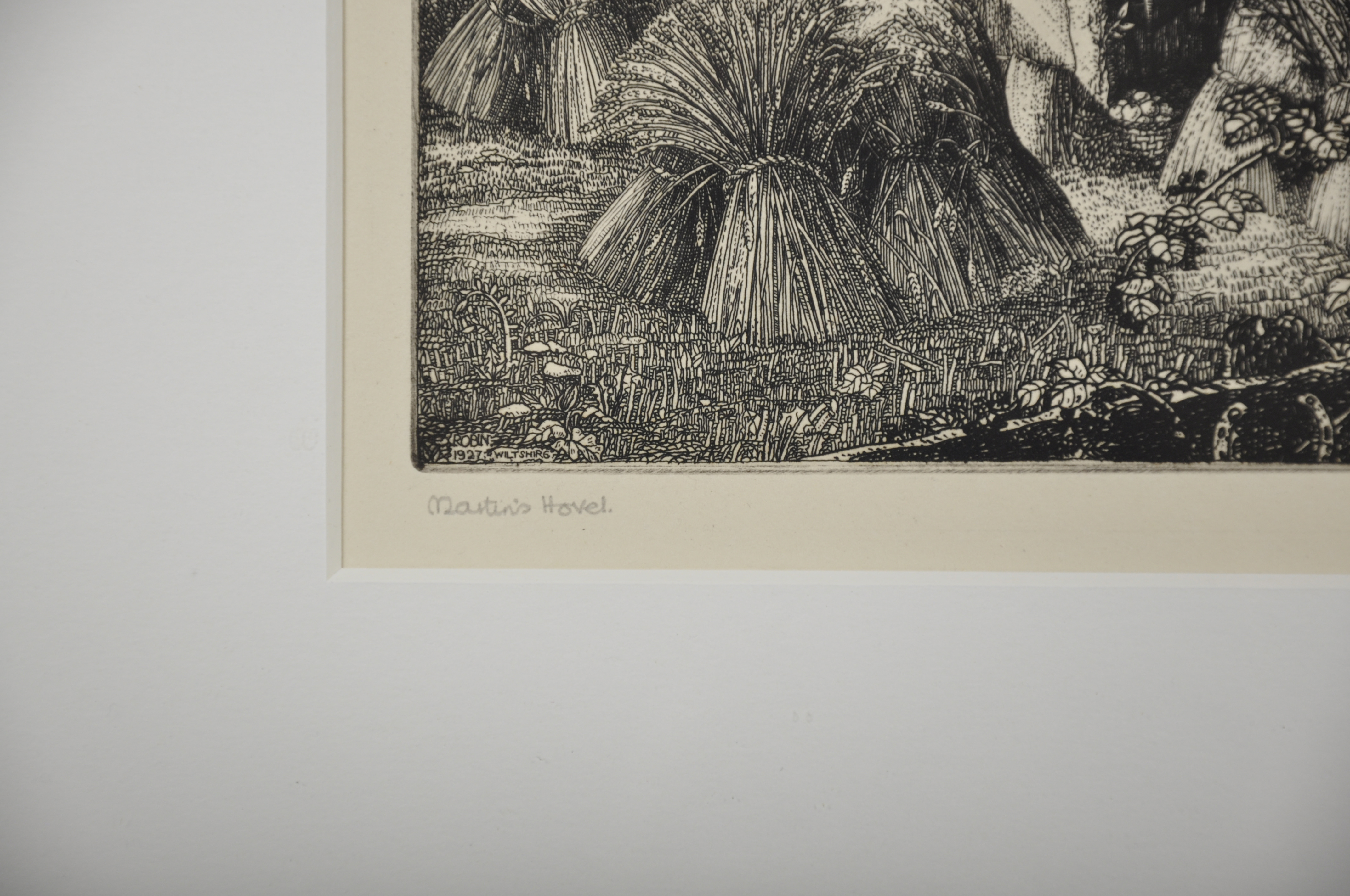 Robin Tanner (1904-1988) British. "Martin's Hovel", Etching Circa 1927, Signed and Inscribed in - Image 4 of 5