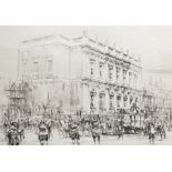 William Walcot (1874-1943) British. "King Charles Banqueting Hall", Etching, Signed and Inscribed,