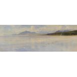 Edwin Ellis (1842-1895) British. "No. 2, Summer Sea", a Coastal Scene, Watercolour, Signed, and