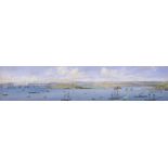 Henry Albert Hartland (1840-1893) Irish. ‘Cork Harbour’, a Panoramic View of the Harbour, with