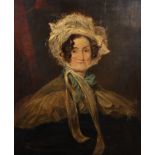 19th Century English School. Portrait of a Lady, Oil on Canvas, 30” x 25” (76 x 63.5cm). Provenance: