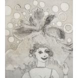 Karen Usborne (1941- ) British. “The Dancer”, Etching, Signed, Dated ’70, Inscribed and numbered 3/