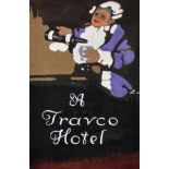 Warwick William Lendon (1883-1971) British. “A Travco Hotel”, Mixed Media, Signed with Initial,