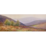 Frederick Thomas Widgery (1861-1942) British. “Doone Valley, Exmoor”, Watercolour, Signed, and