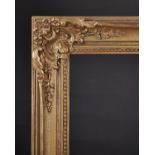 20th Century English School. A Gilt Composition Frame, with swept centres and corners, rebate 30”