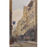 Alfred Bennett Bamford (act.1880-1930) British. 'Holywell Street, Westminster', otherwise known