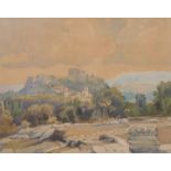 George R… Fathers (1898-1968) British. “The Acropolis, Athens”, Watercolour, Signed and Dated ’67,