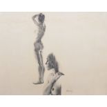 Alberto Vasquez (1935-1991) Spanish. Studies of a Female Nude, Pencil, Signed and Dated ’71, 11.