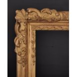 19th Century European School. A Gilt Composition Frame, with swept corners, rebate 29” x 26” (73.7 x