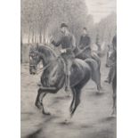 Late 19th Century English School. “The Prince of Wales (later King Edward VII) Riding out in