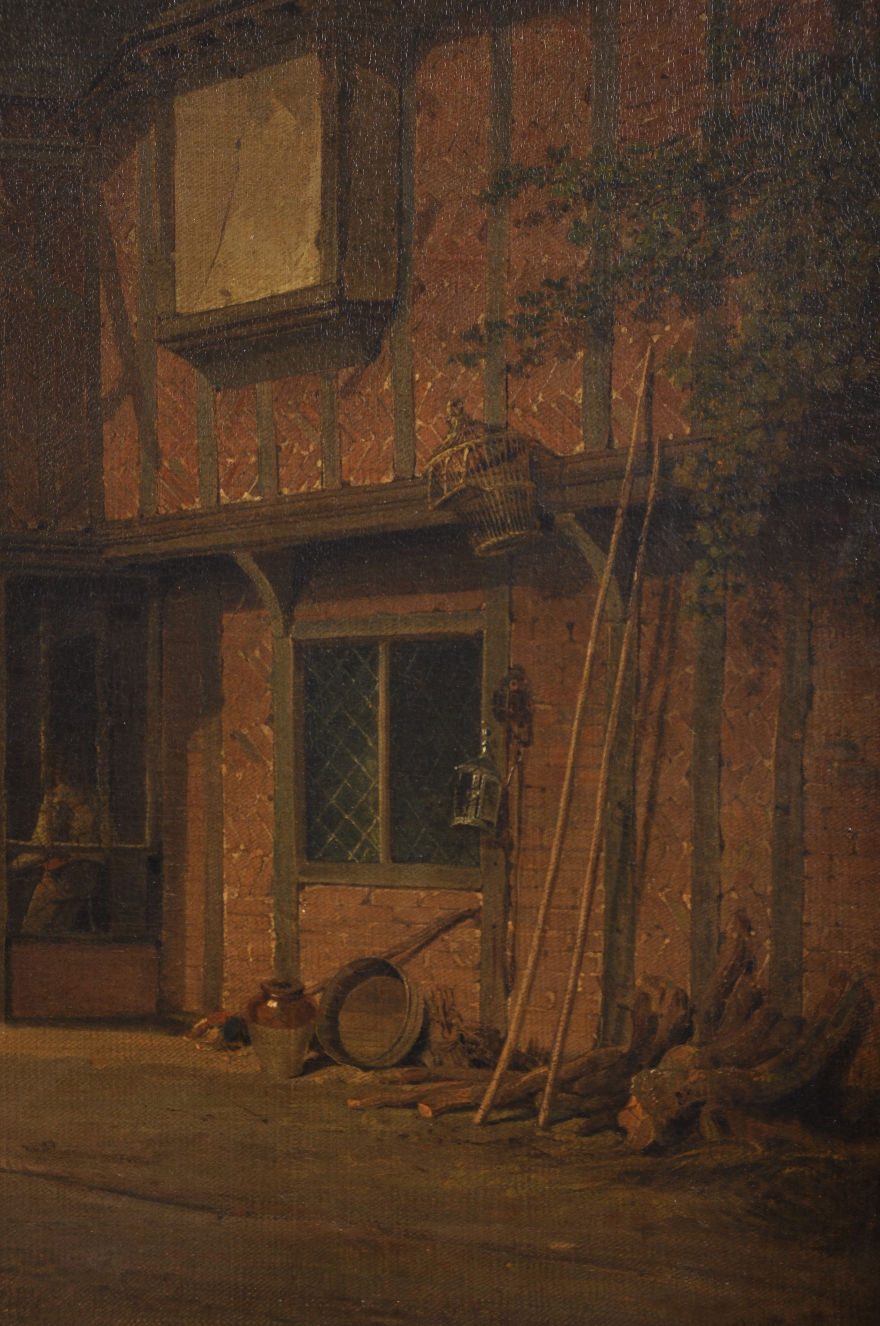 Andrew Wilson (1780-1848) British. “A View of The Bell Inn Hurley, Herts”, with Figures and Dogs - Image 5 of 9