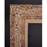 19th Century French School. A Painted Carved Wood Frame, rebate 24” x 19.5” (61 x 49.5cm)