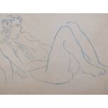 Follower of Henri Matisse (1869-1954) French. A Reclining Nude, Etching, bears a Signature and