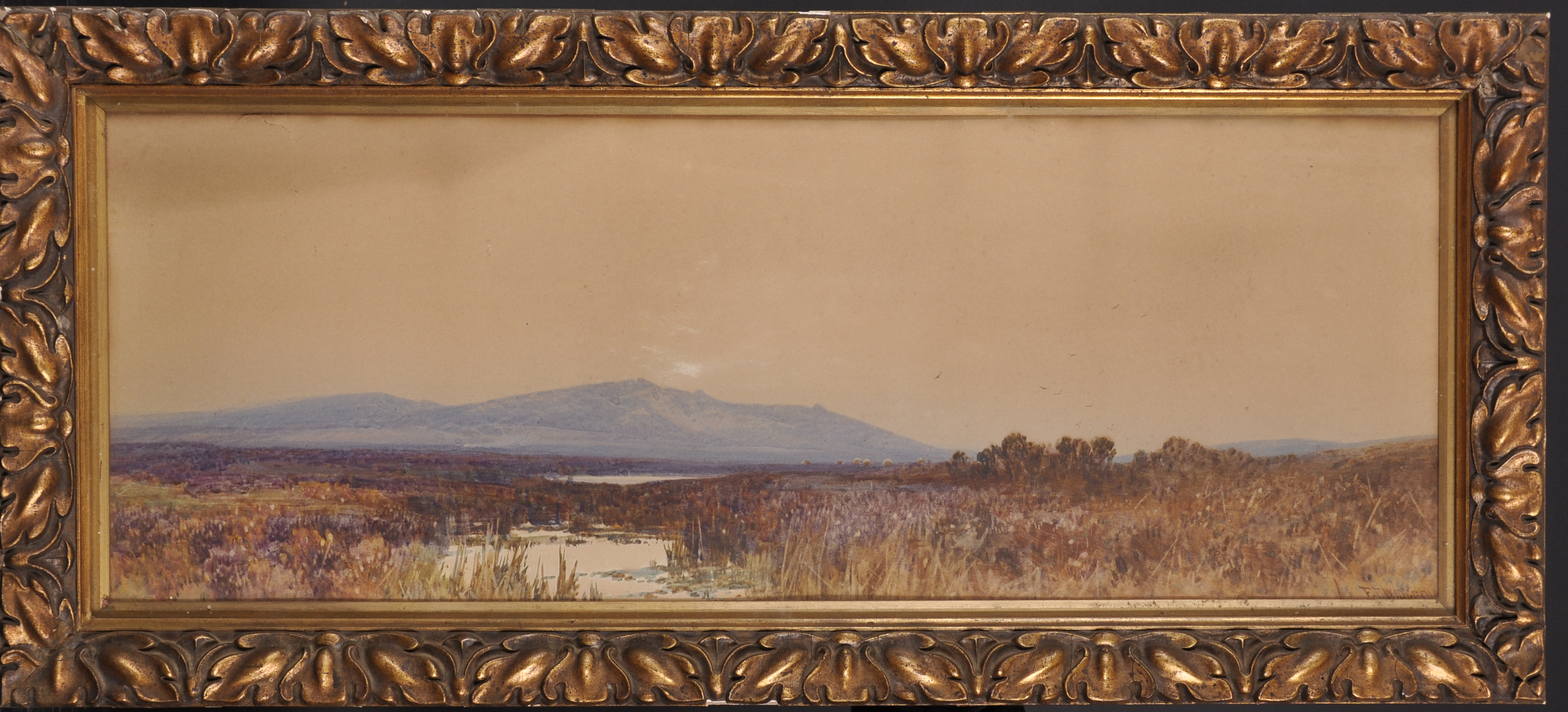 Frederick John Widgery (1861-1942) British. A Moorland Scene, Watercolour, Signed, 11.5” x 31” (29.2 - Image 2 of 4