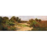 Walter Witter (19th Century) British. ‘Study of Sand Dunes’, Pastel, Signed, 6.25” x 18.25” (16 x