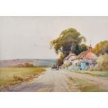 Wilfred Knox (1884-1966) British. ‘Homeward Bound, New Forest’, Watercolour, Signed, 10.25” x 14.75”