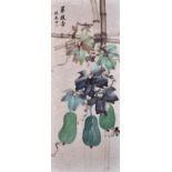 20th Century Japanese School. A Study of Hanging Fruit, Watercolour, Signed with Motif, 45.25” x