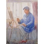 Muriel Wheeler (1888-1979) British. A Portrait of Sir Charles Wheeler (Artist 1899-1983), painting