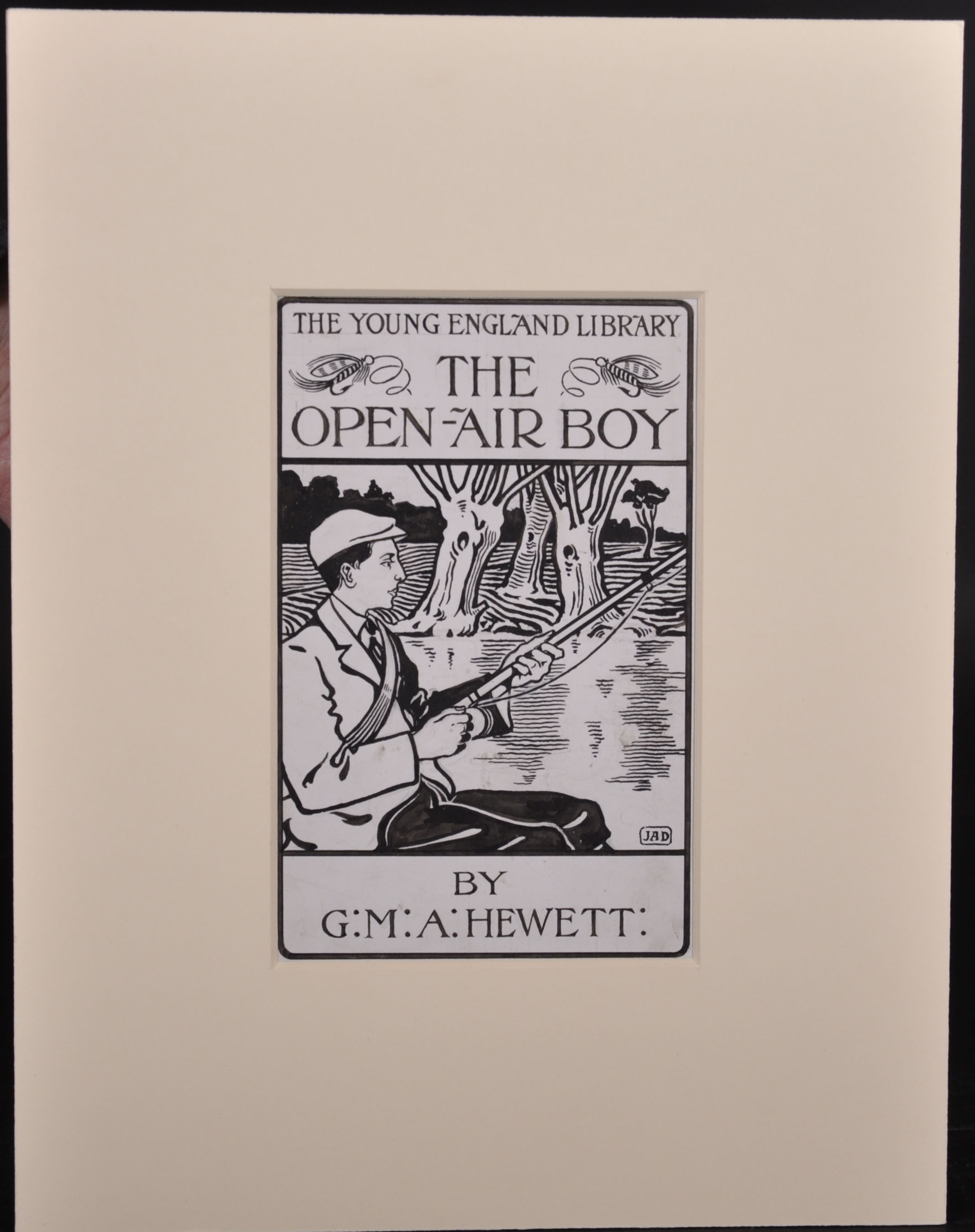 James Allan Duncan (act.1894-1907) British. “The Open-Air Boy”, Pen and Ink, Signed with Initials, - Image 2 of 4